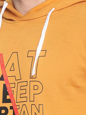 yellow chest print sweatshirt - 17281875 - Standard Image - 5