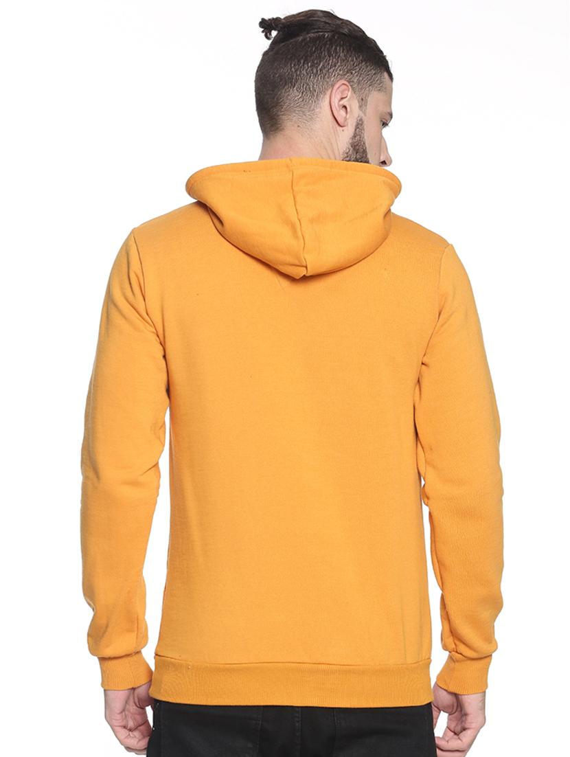 yellow chest print sweatshirt - 17281875 - Zoom Image - 3