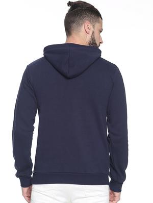 navy blue chest print sweatshirt - 17281884 - Standard Image - 3