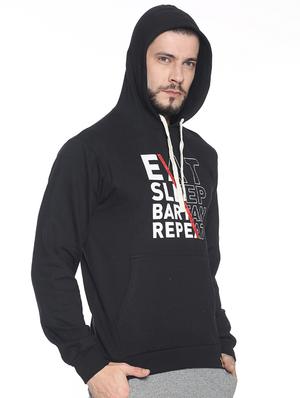 black chest print sweatshirt - 17281893 - Standard Image - 2