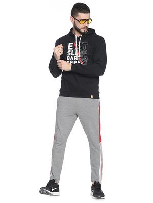 black chest print sweatshirt - 17281893 - Standard Image - 4