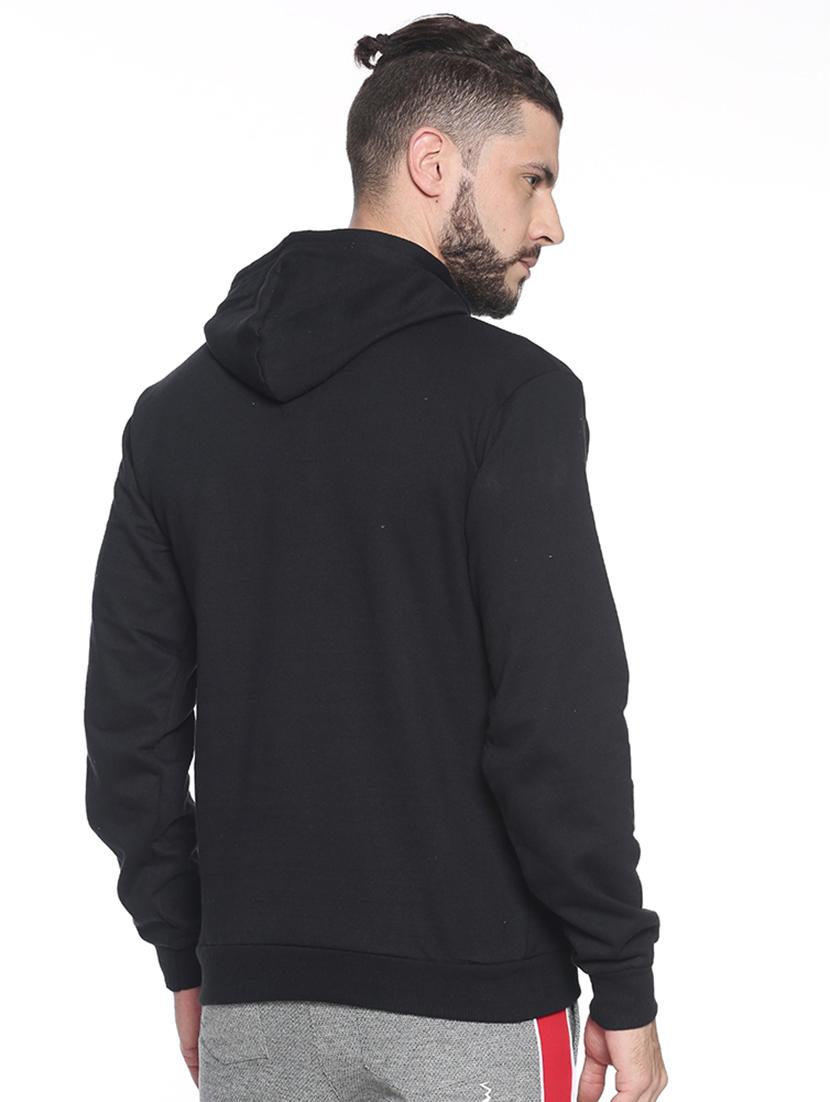 black chest print sweatshirt - 17281893 - Zoom Image - 3