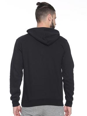 black chest print sweatshirt - 17281895 - Standard Image - 3