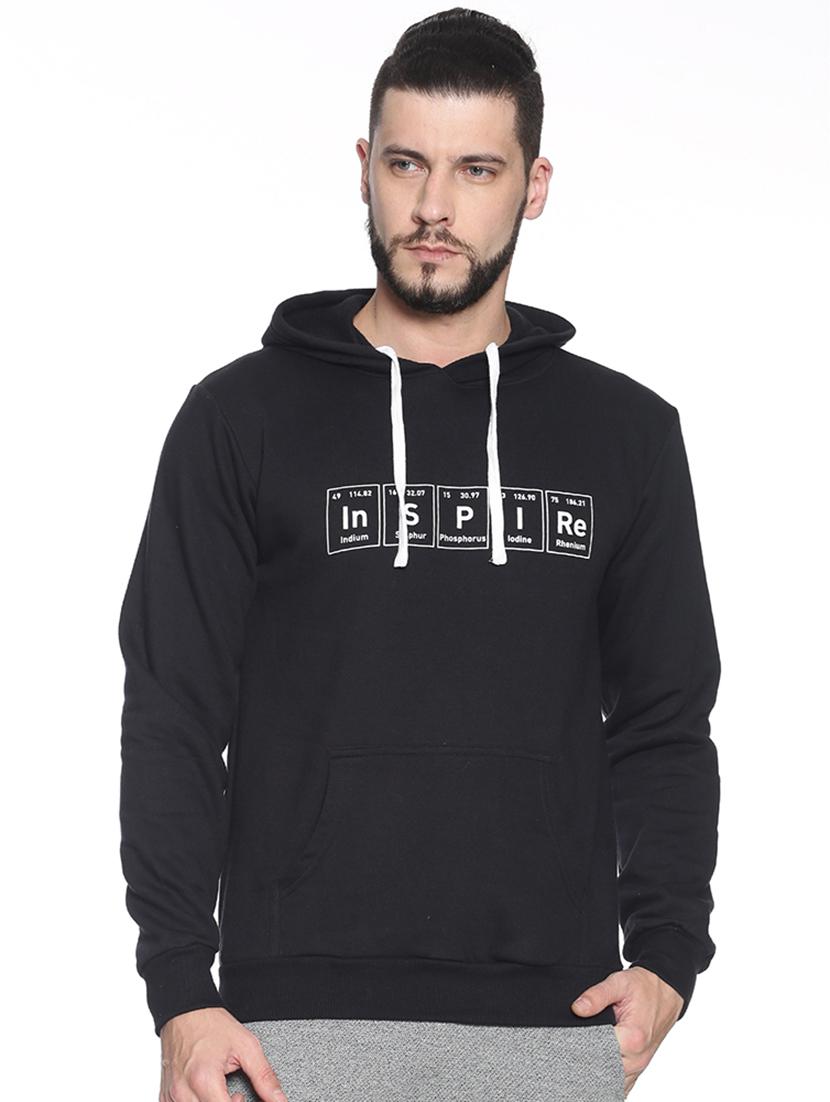 black chest print sweatshirt - 17281895 - Zoom Image - 1