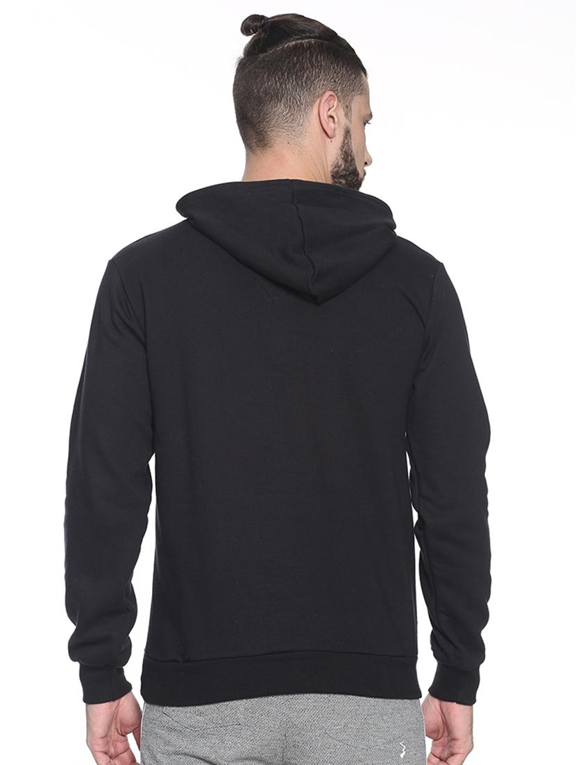 black chest print sweatshirt - 17281895 - Zoom Image - 3