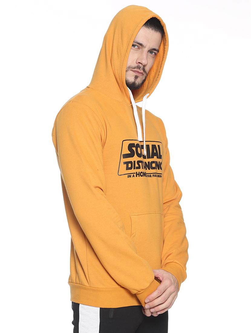 yellow chest print sweatshirt - 17281900 - Zoom Image - 2