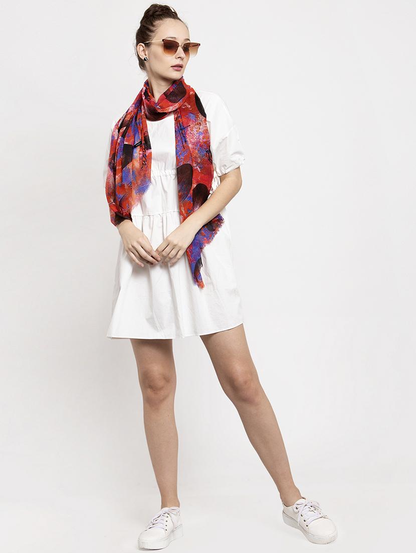 multi colored chiffon stole - 17282049 - Zoom Image - 2