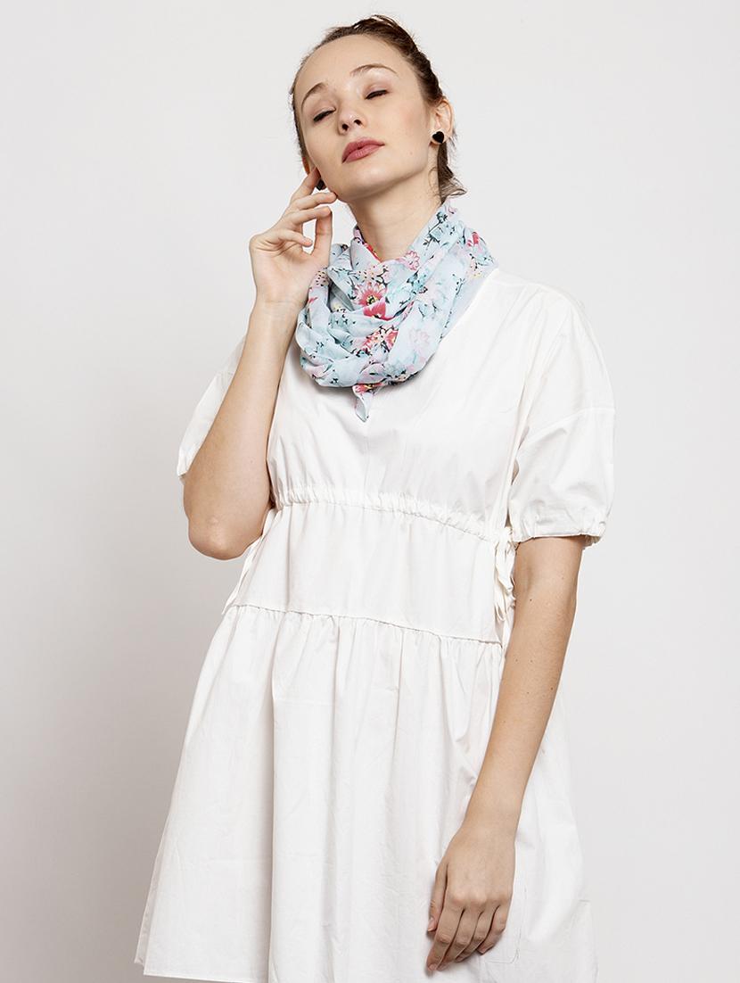 white polyester stole - 17282052 - Zoom Image - 1