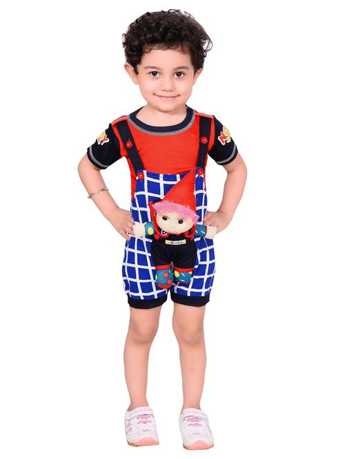 blue cotton dungarees - 17282415 - Standard Image - 1