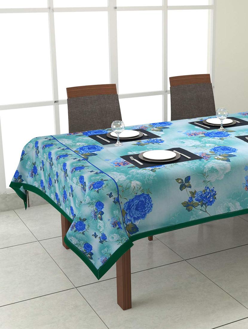 cotton self designed 6 seater table cover pack of 1 - 17282694 - Zoom Image - 1