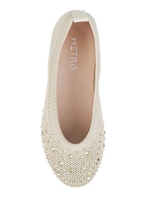 beige slip on ballerina - 17282880 - Standard Image - 4