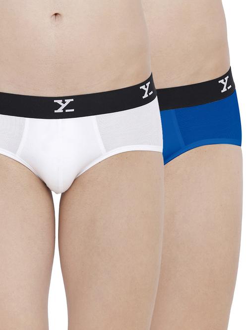 multi colored solid hipster briefs combo - 17283399 - Standard Image - 1