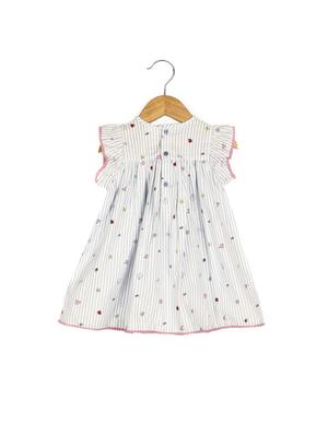 white cotton frock - 17283859 - Standard Image - 2