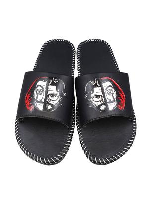 black slip on flip flops - 17284048 - Standard Image - 5