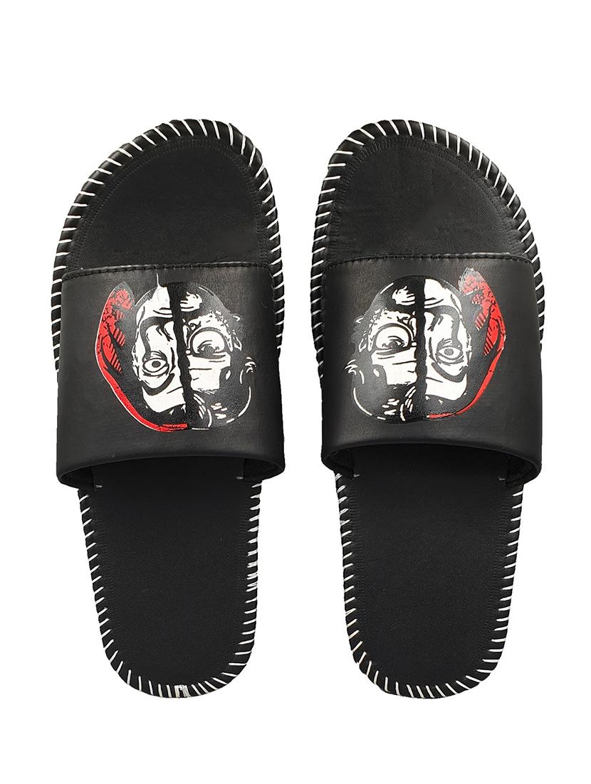 black slip on flip flops - 17284048 - Zoom Image - 1
