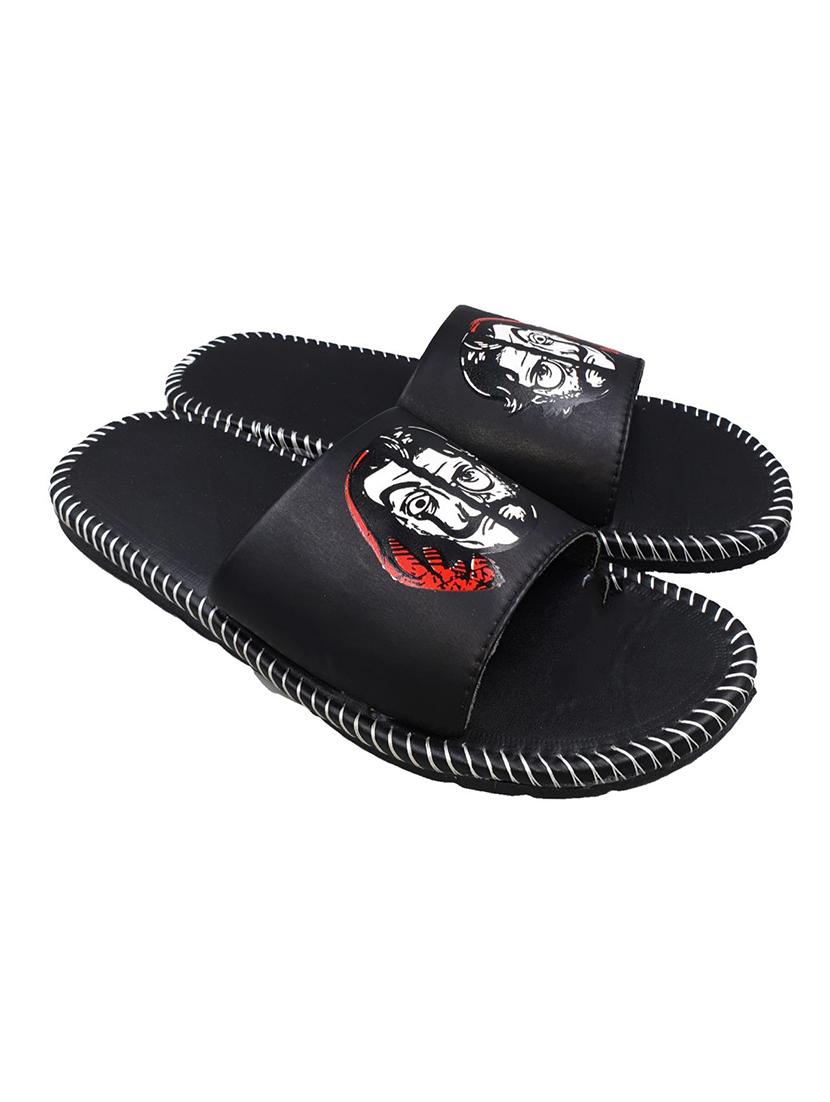 black slip on flip flops - 17284048 - Zoom Image - 2