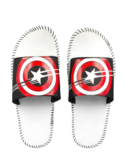 white slip on flip flops - 17284051 - Standard Image - 1