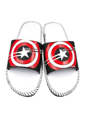 white slip on flip flops - 17284051 - Standard Image - 5