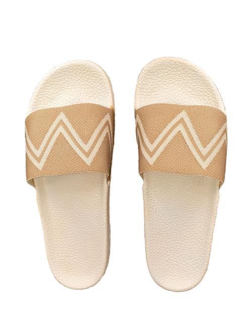 brown slip on flip flops - 17284052 - Standard Image - 1