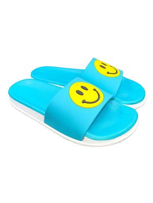 blue slip on flip flops - 17284055 - Standard Image - 2