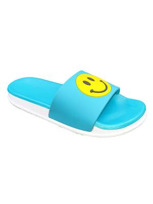 blue slip on flip flops - 17284055 - Standard Image - 3
