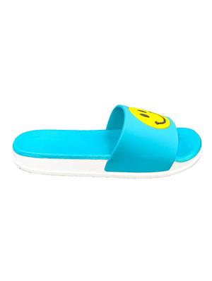 blue slip on flip flops - 17284055 - Standard Image - 4