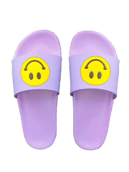 purple slip on flip flops - 17284056 - Standard Image - 1