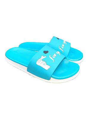 blue slip on flip flops - 17284059 - Standard Image - 2