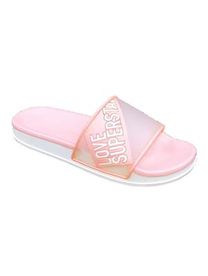 pink slip on flip flops - 17284068 - Standard Image - 3