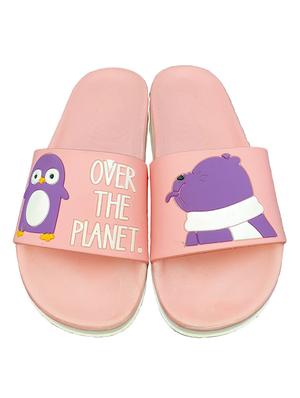 pink slip on flip flops - 17284078 - Standard Image - 5