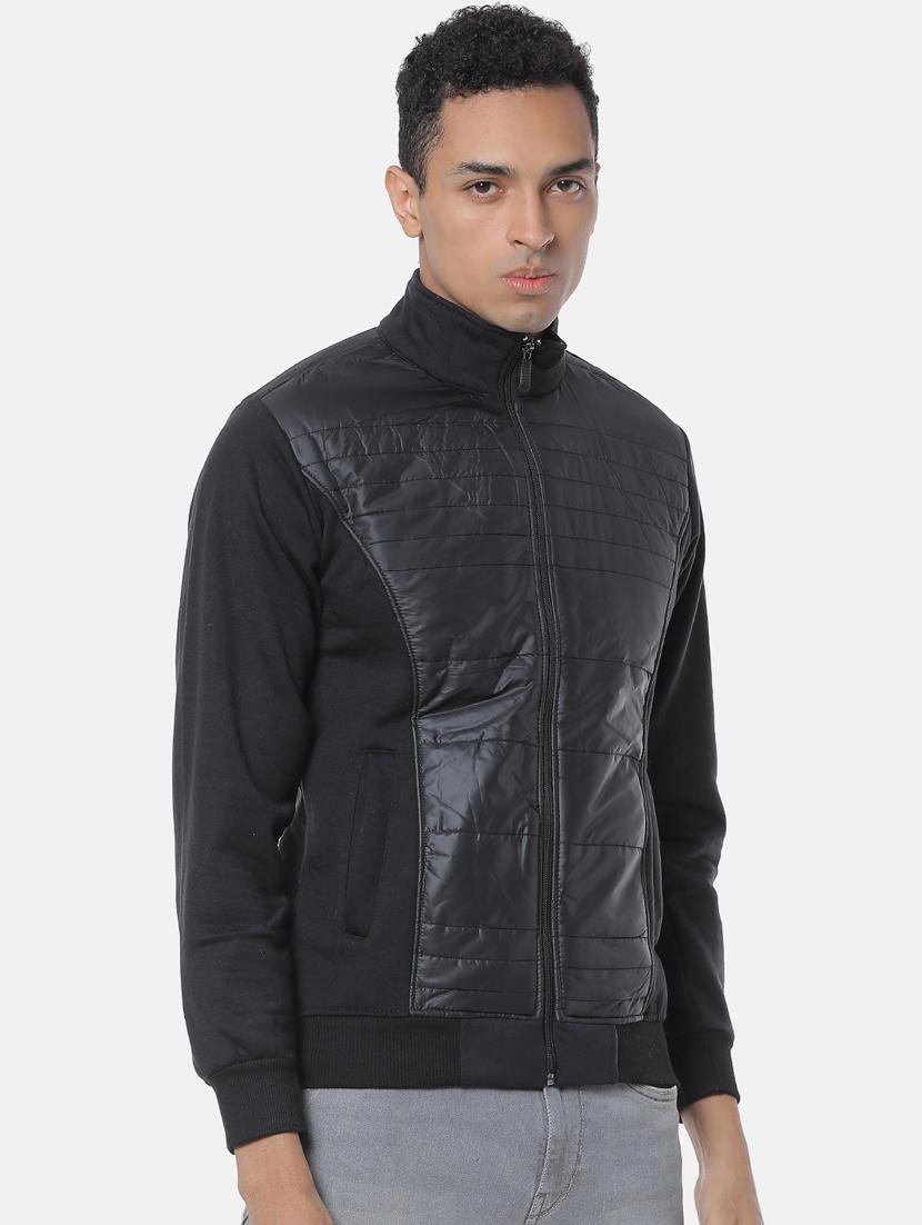 black solid quilted jacket - 17284235 - Zoom Image - 2