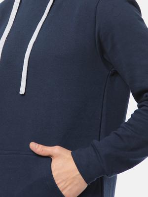 navy blue solid sweatshirt - 17284248 - Standard Image - 6