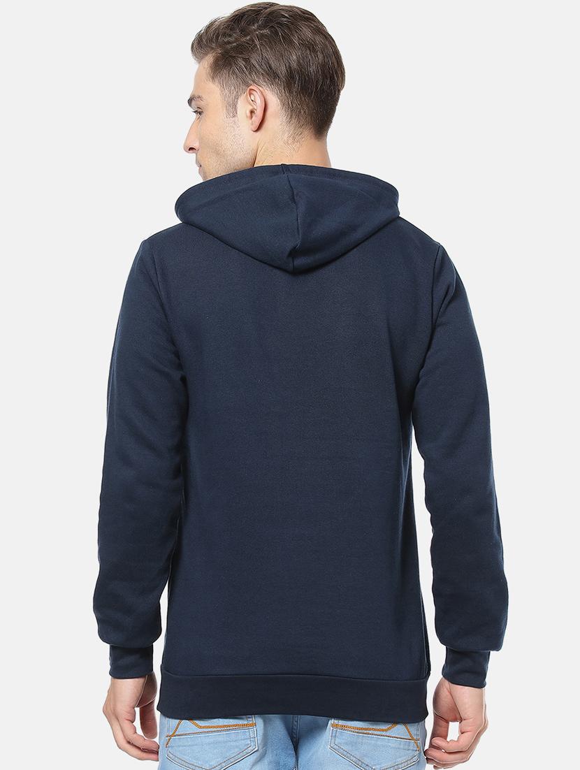 navy blue solid sweatshirt - 17284248 - Zoom Image - 3
