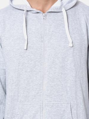 grey solid sweatshirt - 17284265 - Standard Image - 5
