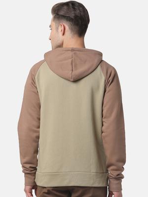 green color block raglan sweatshirt - 17284279 - Standard Image - 3