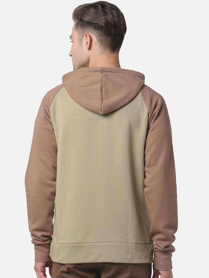 green color block raglan sweatshirt - 17284279 - Zoom Image - 3