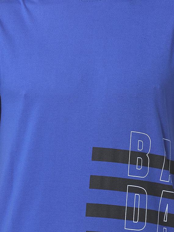 blue front print t-shirt - 17284281 - Zoom Image - 5