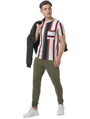 white striped pocket t-shirt - 17284284 - Standard Image - 4