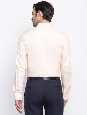 yellow solid formal shirt - 17284562 - Standard Image - 3