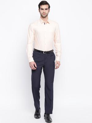 yellow solid formal shirt - 17284562 - Standard Image - 4