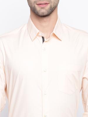 yellow solid formal shirt - 17284562 - Standard Image - 5
