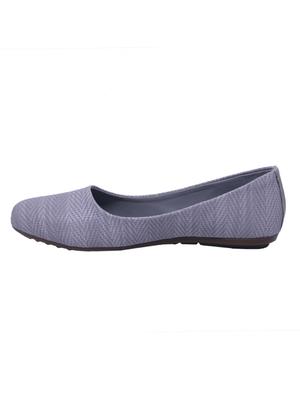 grey synthetic slip on ballerina - 17284772 - Standard Image - 2
