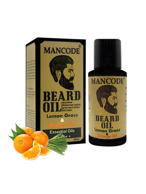 mancode beard oil -lemon grass & orange oil - 17284809 - Very Small Image - 1