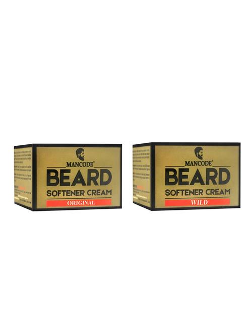 mancode beard softening cream original, 50 gm + mancode beard softening cream wild, 50 gm pack of 2 - 17284844 - Standard Image - 1