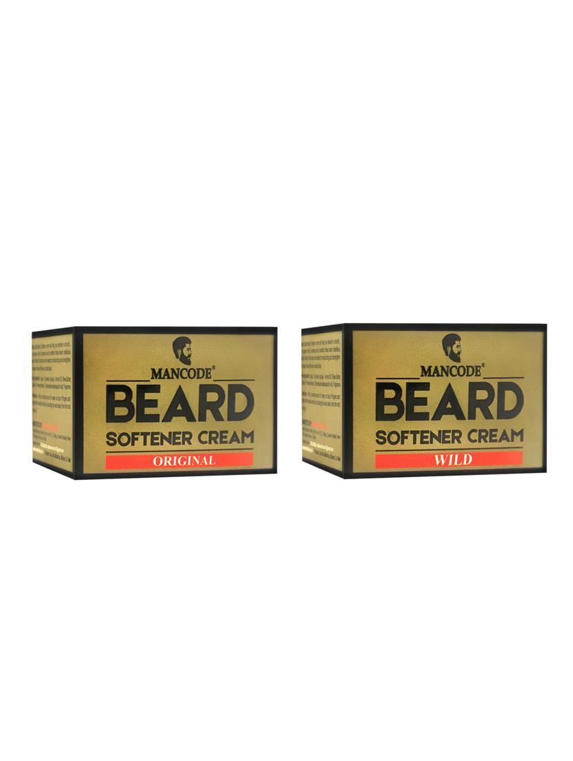 mancode beard softening cream original, 50 gm + mancode beard softening cream wild, 50 gm pack of 2 - 17284844 - Zoom Image - 1