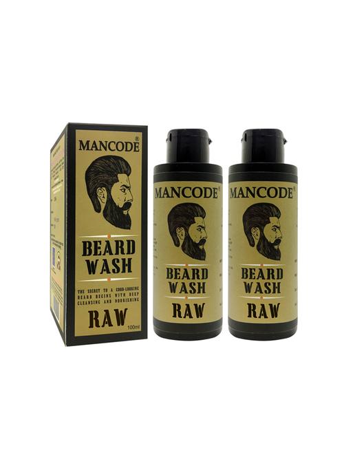 mancode beard wash raw, 100ml- pack of 2 - 17284862 - Standard Image - 1