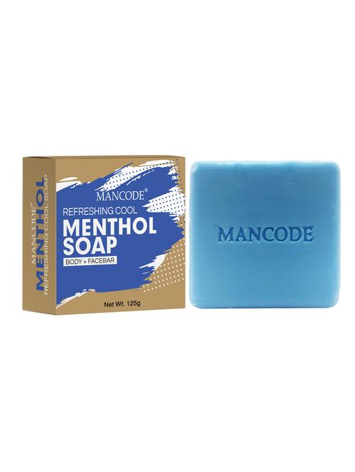 mancode refreshing cool menthol soap, 125gm - 17284961 - Standard Image - 1