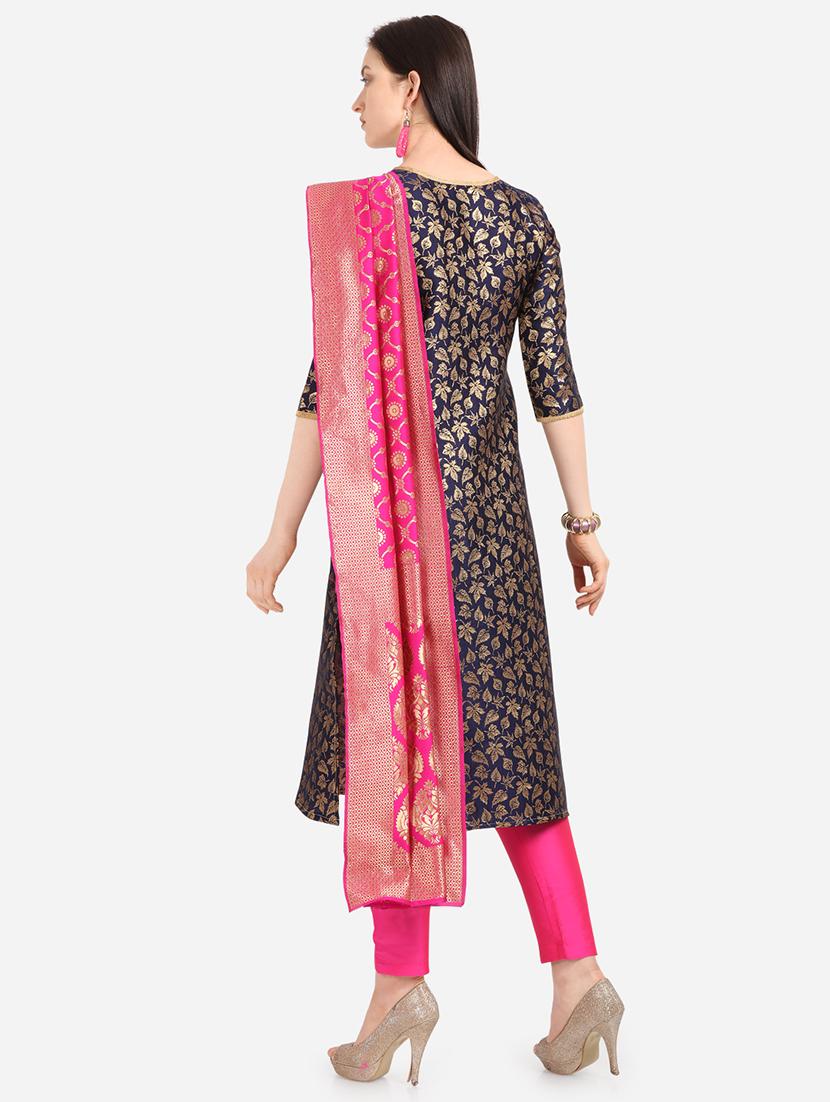 straight pant unstitched suit - 17285828 - Zoom Image - 3