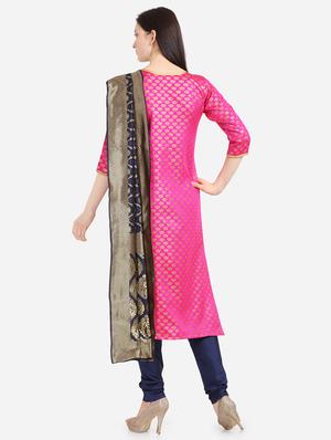 straight pant unstitched suit - 17285849 - Standard Image - 3