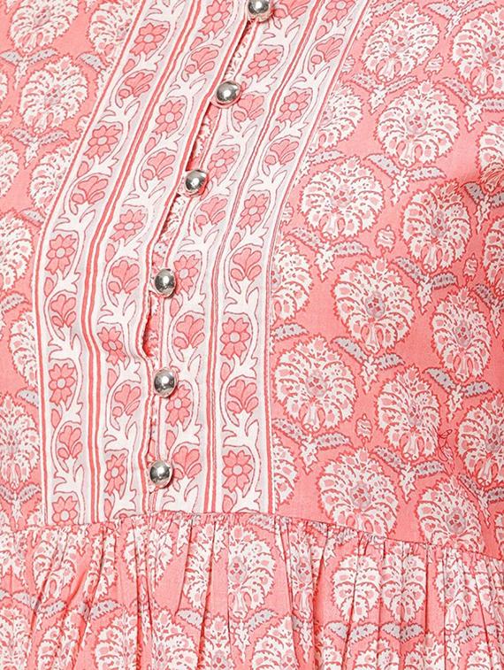 printed gathered dress - 17286099 - Zoom Image - 4